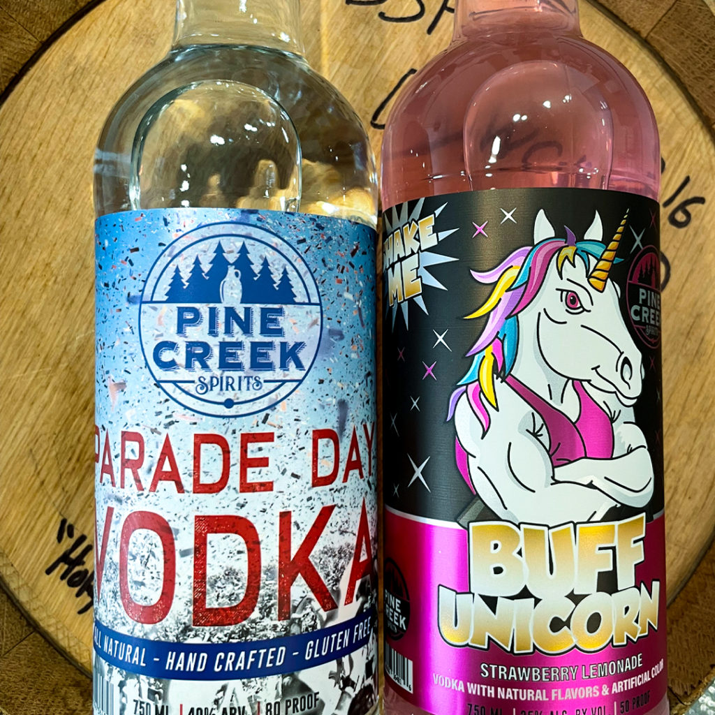 Parade Day Vodka and Buff Unicorn Strawberry Lemonade Vodka